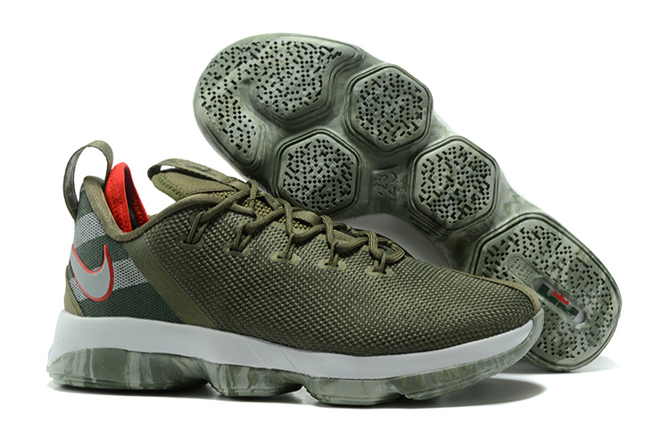 Nike Lebron 14 Low Army Green Shoes